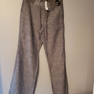 Pants wide leg black medium